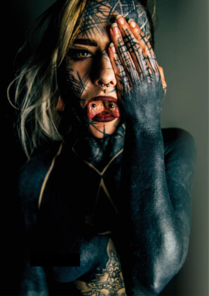 image 3 in tattoo-girl gallery