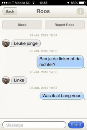 image 3 in Tinder-blauwtjes gallery