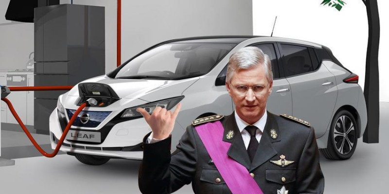Koning Filip gaat elektrisch rijden