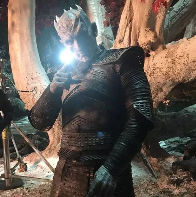 Ook de Night King kan er al eens mee lachen (foto's)