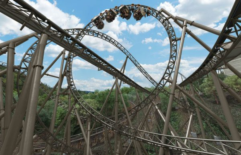 De spectaculairste rollercoaster van Europa komt in Plopsaland (video)