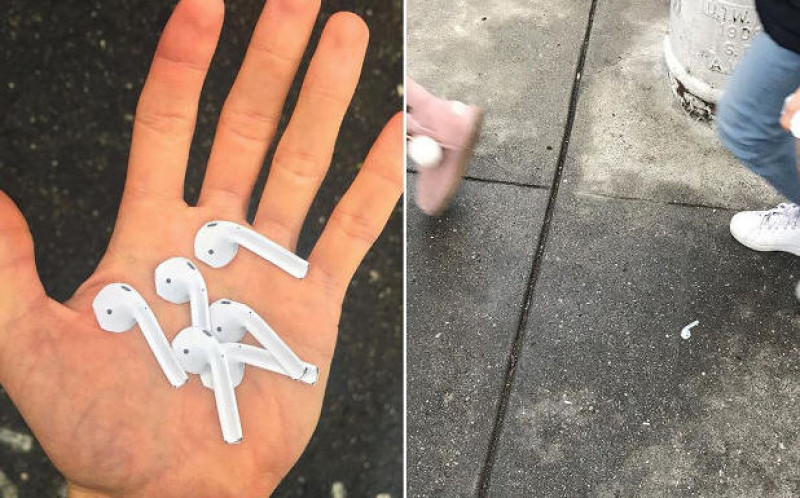 Gemenerd kleeft stad vol met AirPods-stickers (video)