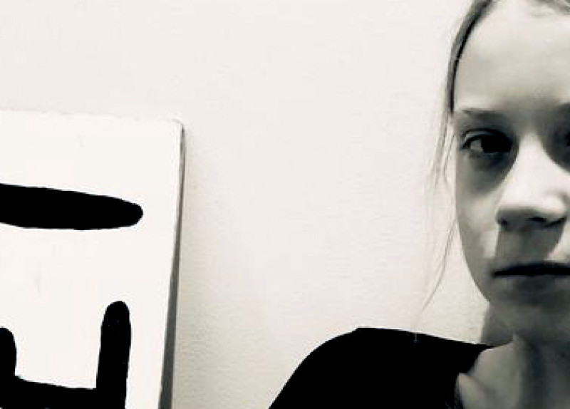 Kijk: het Halloween-gezicht van Greta Thunberg