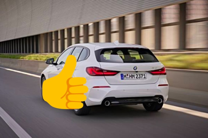 Niks dan duimpjes op voor de nieuwe BMW 1-reeks