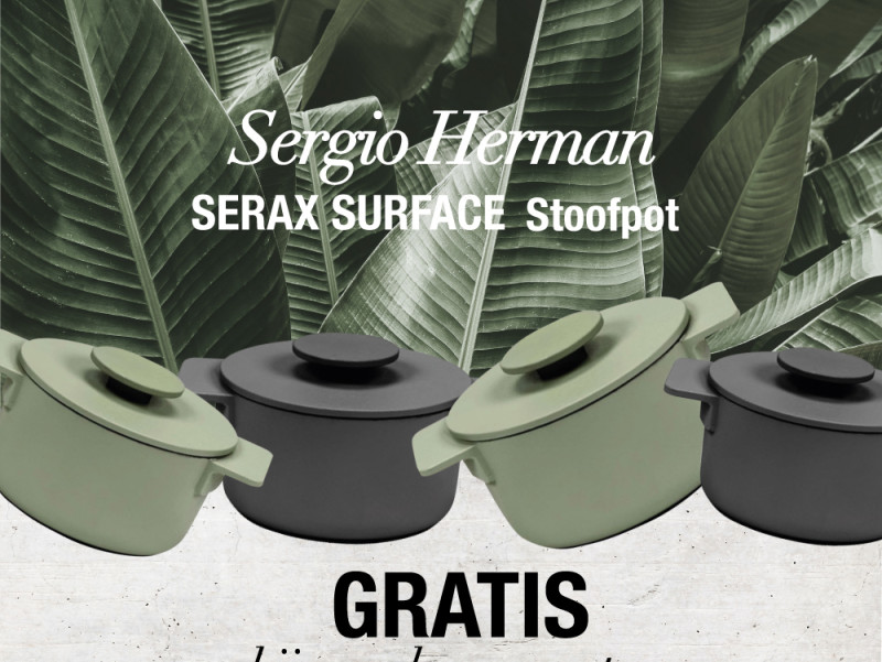 ACTIE: Gratis Serax-stoofpotten by Sergio Herman