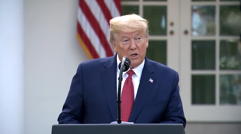 Trump: “Als we het op 100.000 tot 200.000 doden kunnen houden, hebben we goed gewerkt”