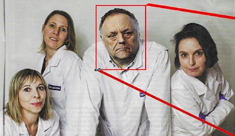 “Van Ranst is zo weinig in zijn labo dat hij er moet gefotoshopt worden” (foto)