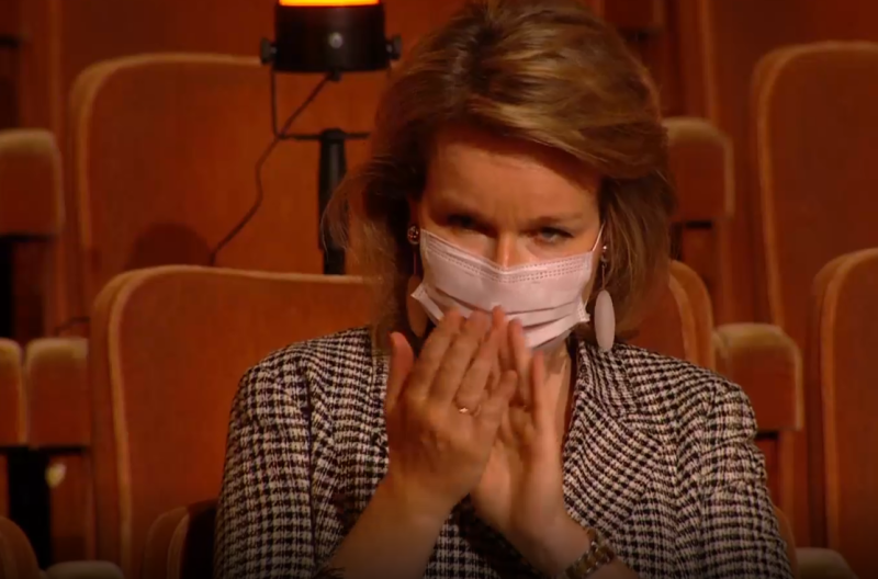 Koningin Mathilde fysiek aanwezig bij Koningin Elisabethwedstrijd