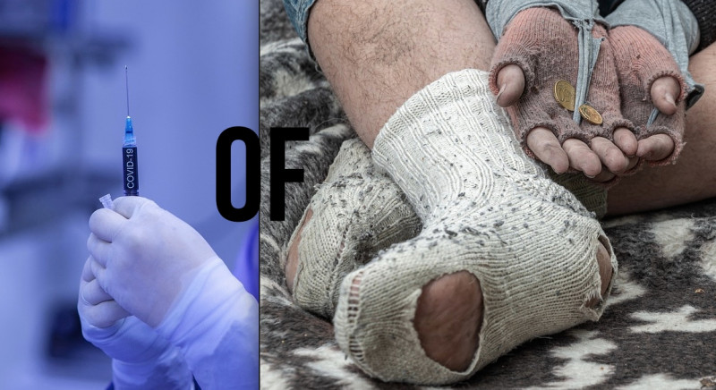 “Laat je vaccineren, of onderga de gevolgen” (foto’s)