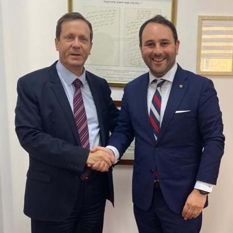 Kamerlid Freilich (N-VA) feliciteert nieuwe president Israël