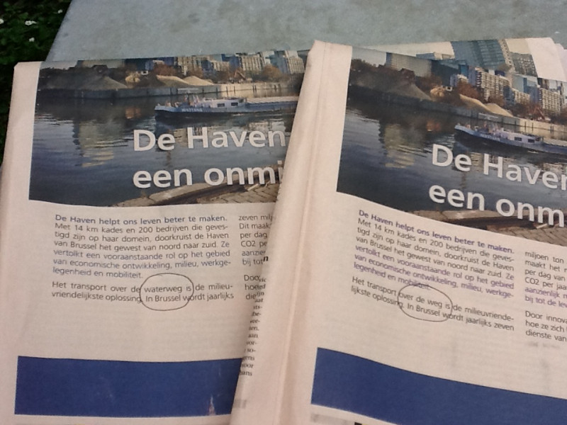 Haven van Brussel blundert bij dure reclamecampagne