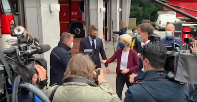 De Croo en Von der Leyen samen in getroffen Rochefort