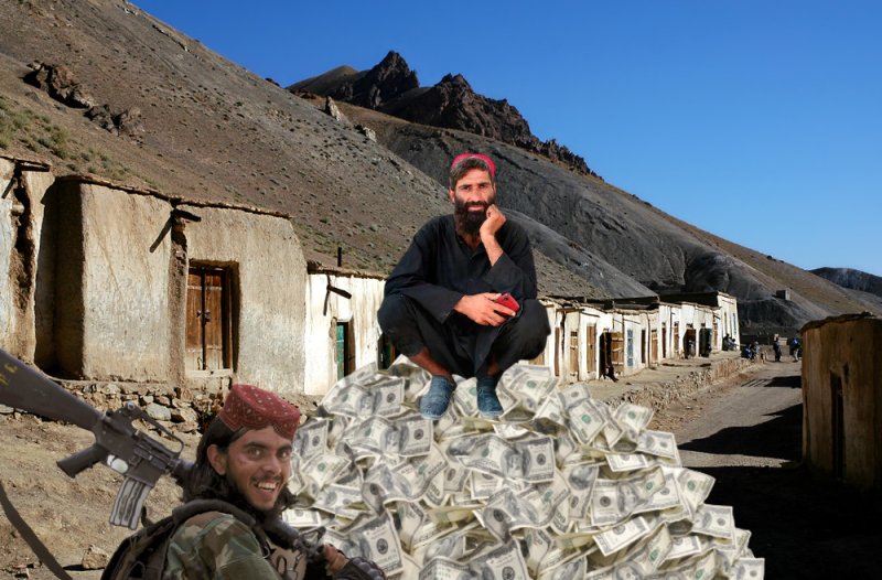 De Taliban zit op een gigantische berg geld