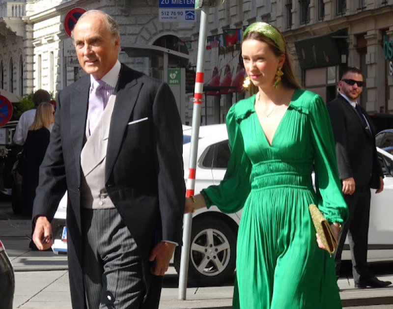 Prins Lorenz en jongste dochter Laetitia dit weekend samen in Wenen
