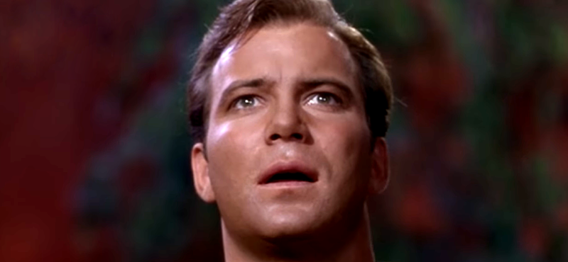 Captain Kirk heeft een ticketje gekocht voor de raket van Bezos (video)