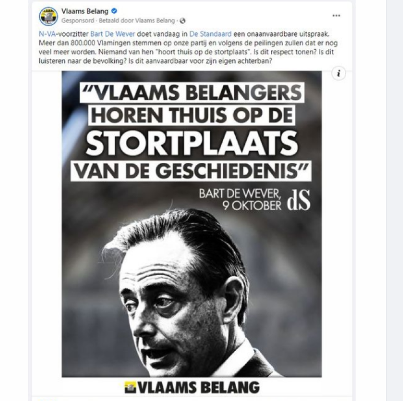 De mestkevers op de stortplaats van de geschiedenis: Walen wrijven zich in de handen