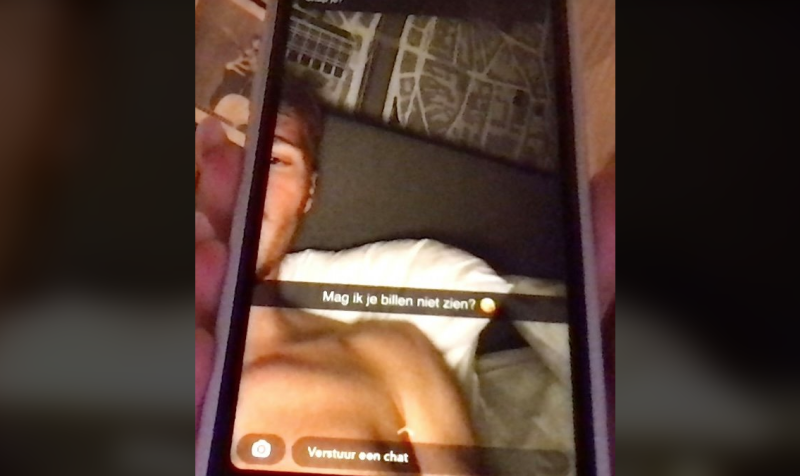 Belgische voetballer stuurt stoute foto’s naar snapchat-meiden