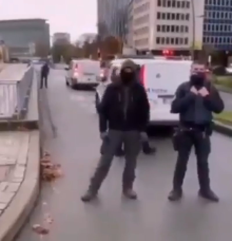 Agent-provocateurs tijdens coronabetoging in Brussel