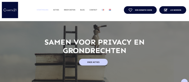 Vzw Charta21 strijdt tegen coronapas