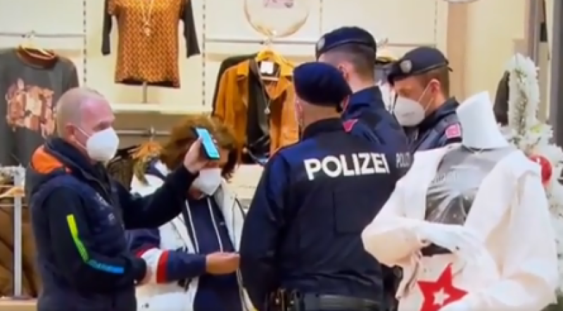 Actieve 2G-razzia’s in Oostenrijk (video)