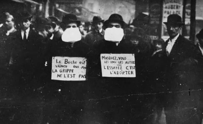 ‘La grippe espagnole’: corona avant la lettre