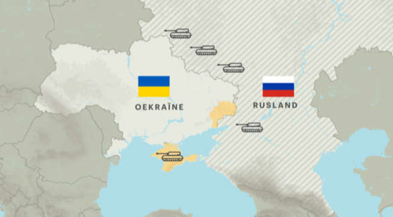 Troepenmacht van Rusland aan grens Oekraïne is blufpoker van Poetin