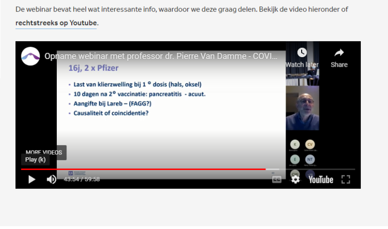 Vaccinoloog Van Damme heeft enkel vermoedens over Nederlandse bijwerkingencentrum Lareb