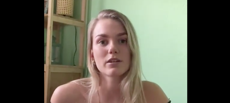 Deze blondine wil iets met ons delen, wat ze normaal niet deelt (video)
