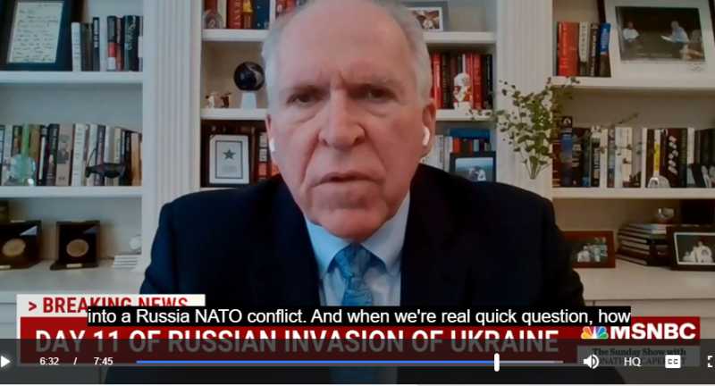 Oekraïnecrisis: Brennan (ex-CIA) ziet potentieel conflict tussen Rusland en Navo