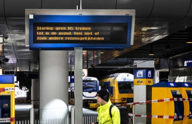 Geen treinen in Nederland door Russische hackers?
