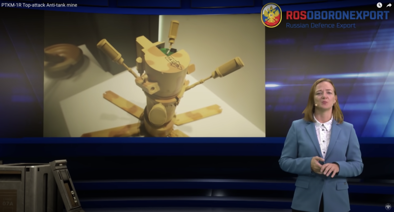 Rusland gebruikt slimme mijnen die tanks vernietigen van bovenaf (video)