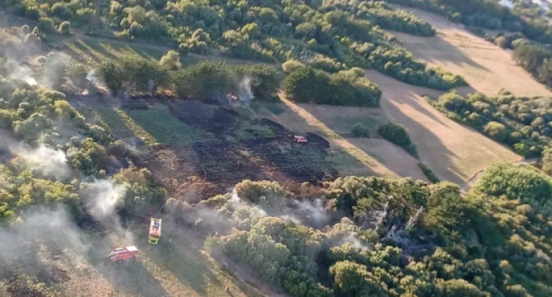 Ook lievelingseiland van koning Filip staat in brand