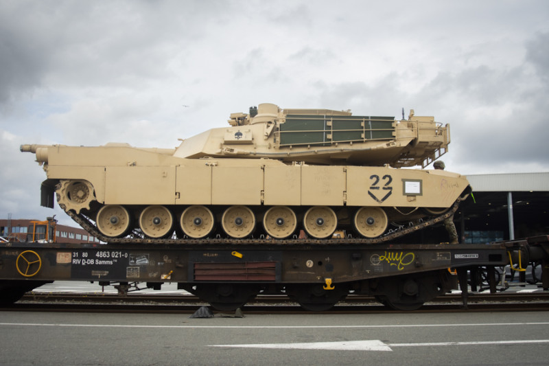 Operatie Fort to Port: zwaar Amerikaans militair materieel via Antwerpse haven naar Polen