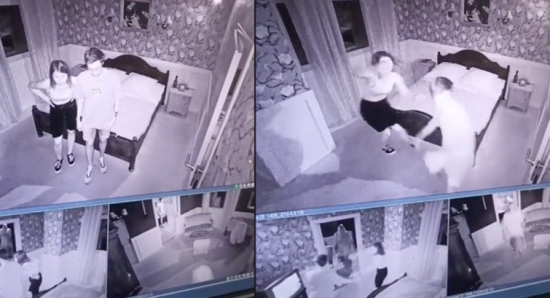 Meid ziet vriendje transformeren naar pantoffelheld in escape room (video)