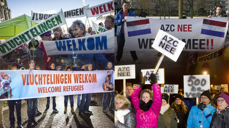 Nederland krijgt asielcrisis maar niet onder controle