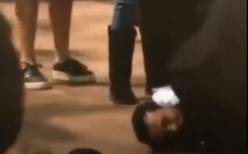 Man die kist van de Queen wil aanraken hardhandig afgevoerd (video)