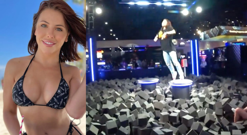 Adultster maakt wel bijzonder pijnlijke wip (video)
