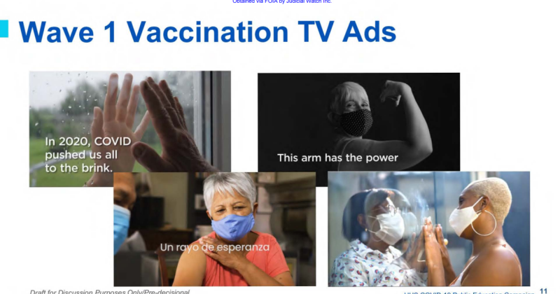 Judicial Watch onthult gigantische reclame- en beïnvloedingscampagne achter coronavaccins