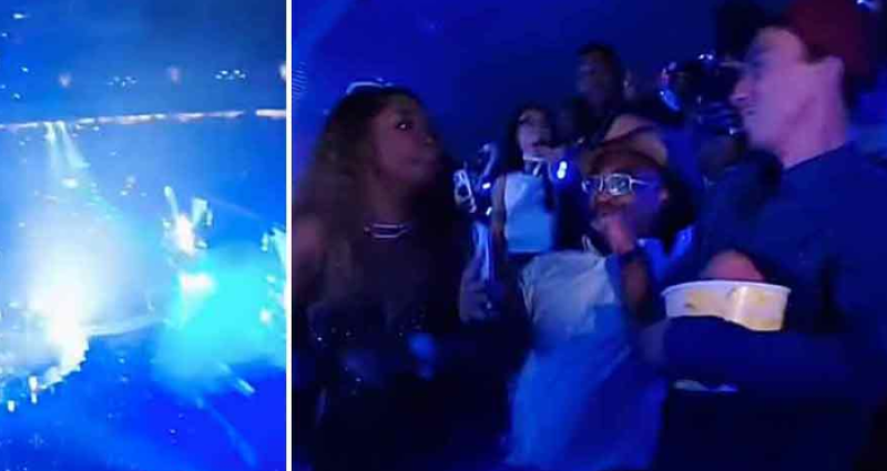 Luidruchtige man krijgt oorveeg van Beyoncé-fan tijdens stil moment (video)