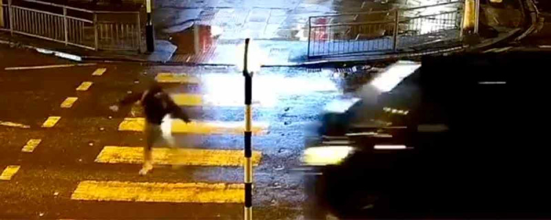 Dit zebrapad steek je over op eigen risico (video)