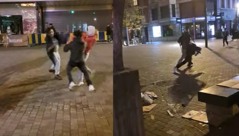 Brusselaar heeft zo zijn eigen manier om belagers af te slaan (video)